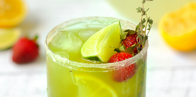 Matcha & Strawberry Lemonade