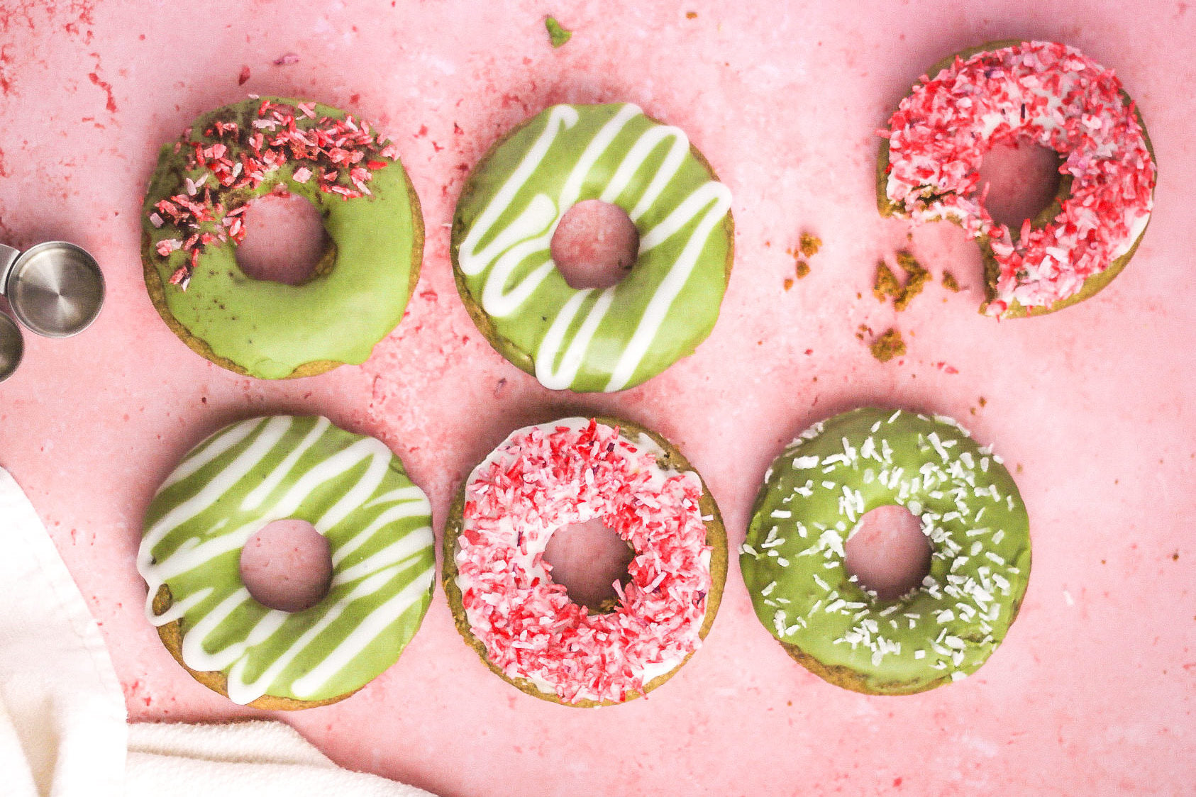 Chai Matcha Doughnuts