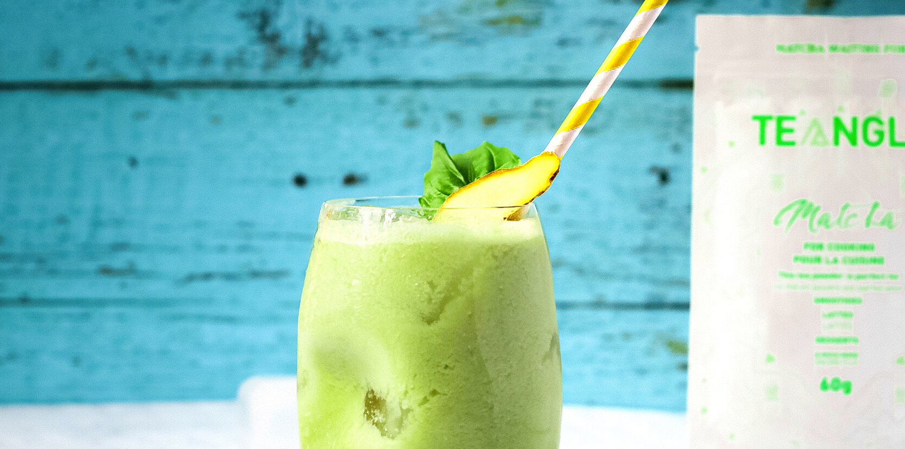 Iced Pineapple Matcha Latte