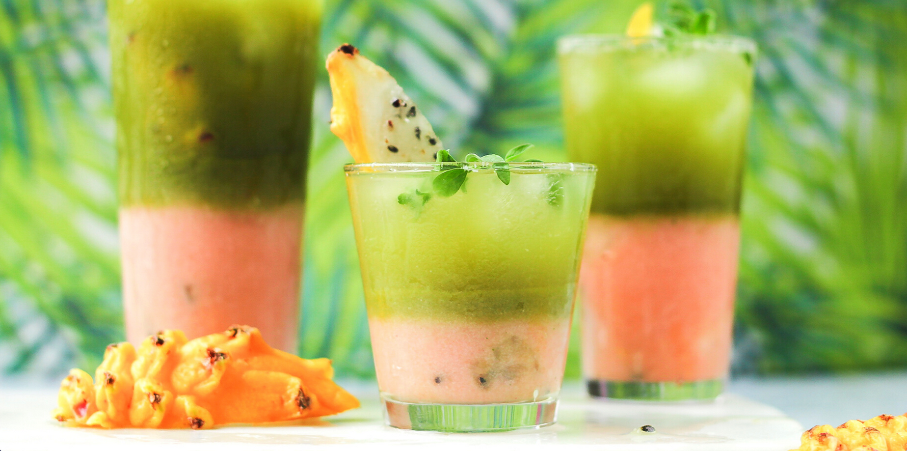 Iced Matcha & Dragron Fruit Drink (Starbucks Copycat)