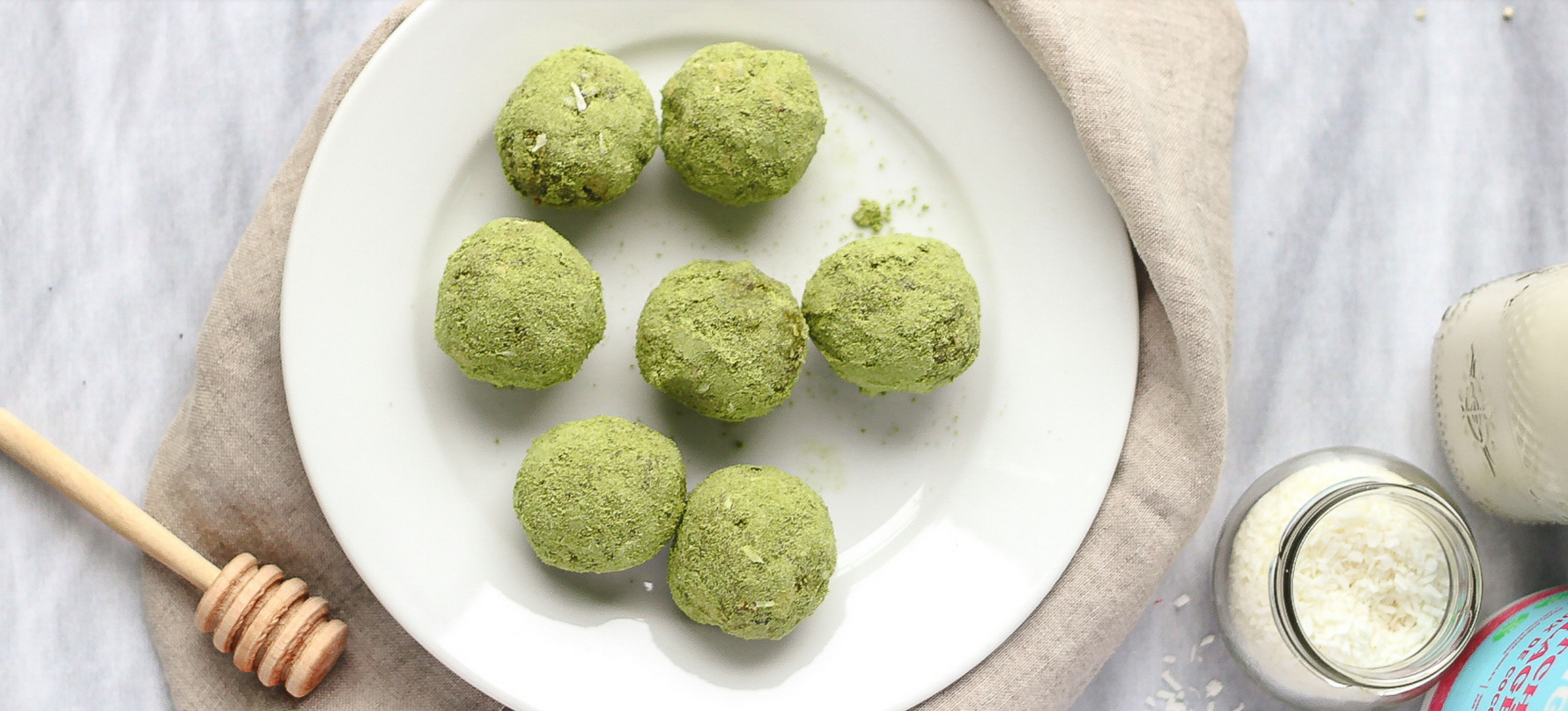 Matcha Collagen Protein Balls
