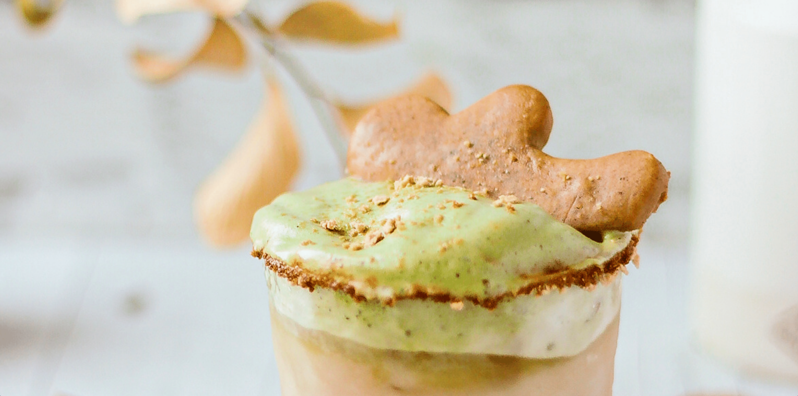 Gingerbread Matcha Dalgona