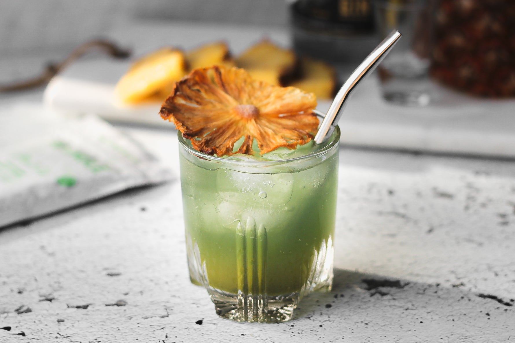 Matcha Kombucha & Gin Cocktail