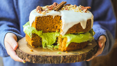 Pumpkin & Matcha Cake