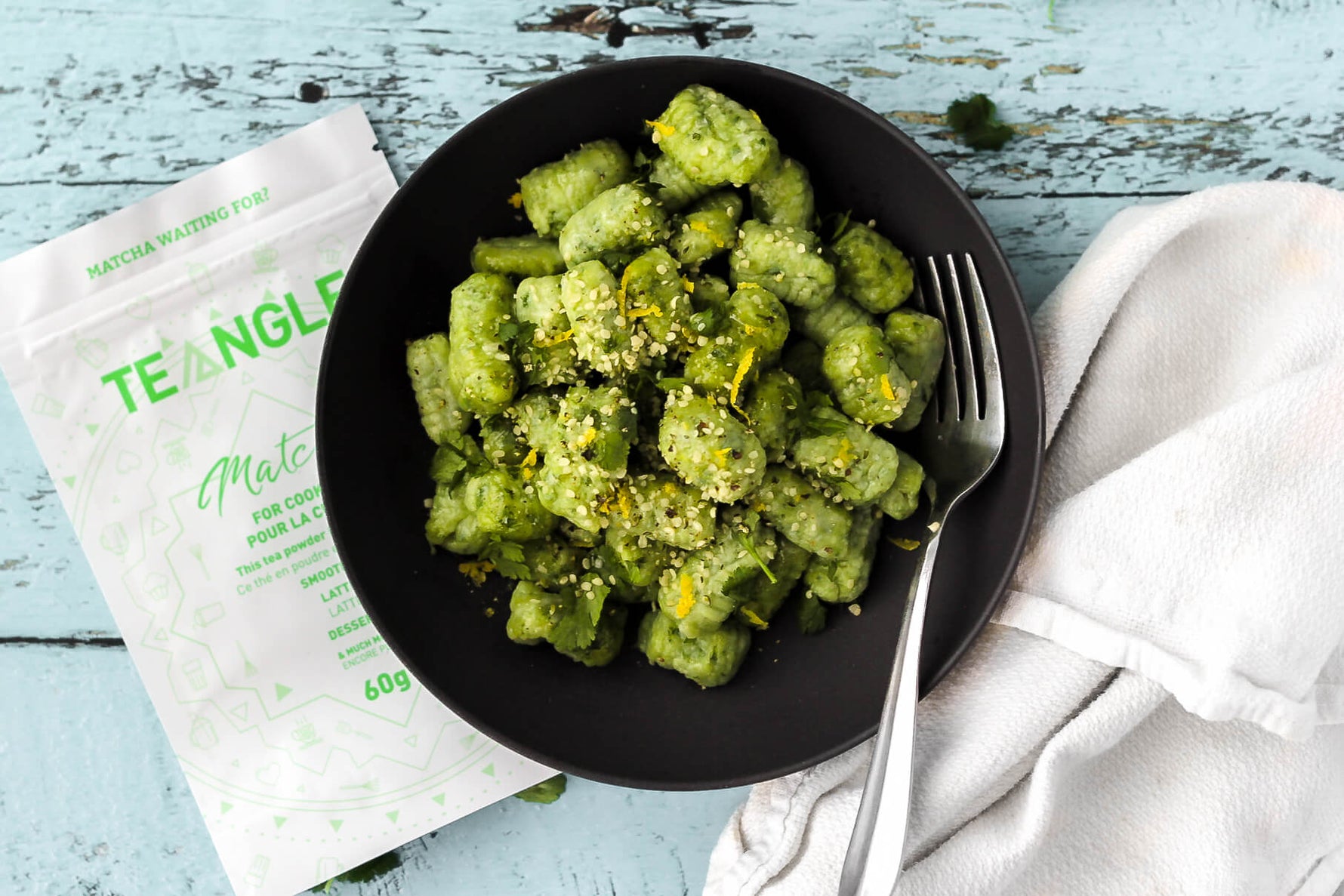 Matcha & Kale Gnocchi