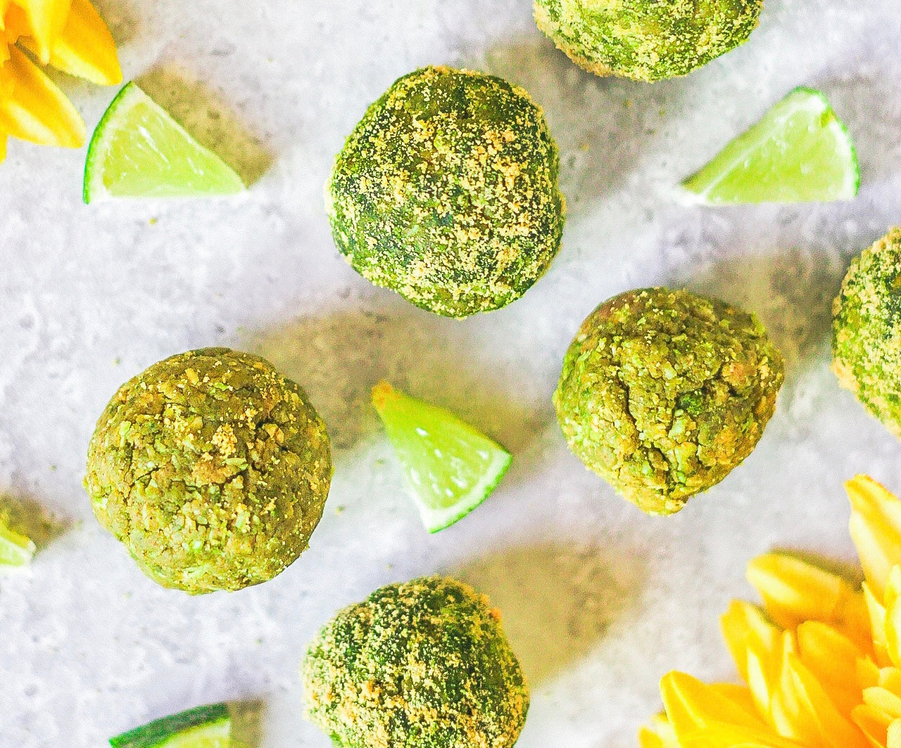 Boules d'énergie au Matcha 