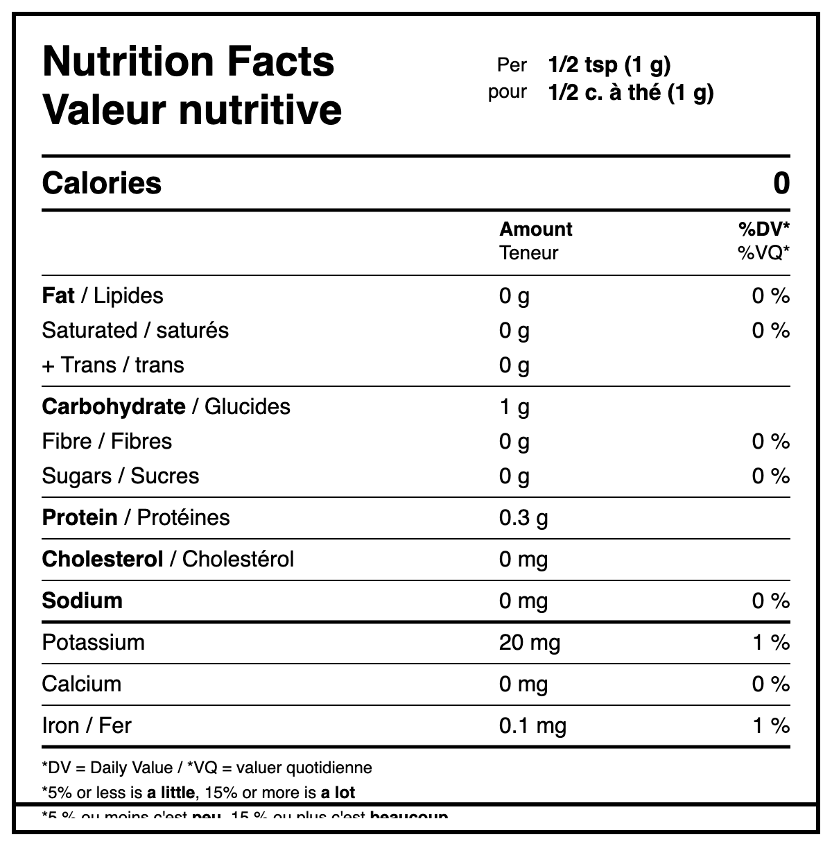 Nutritional Facts