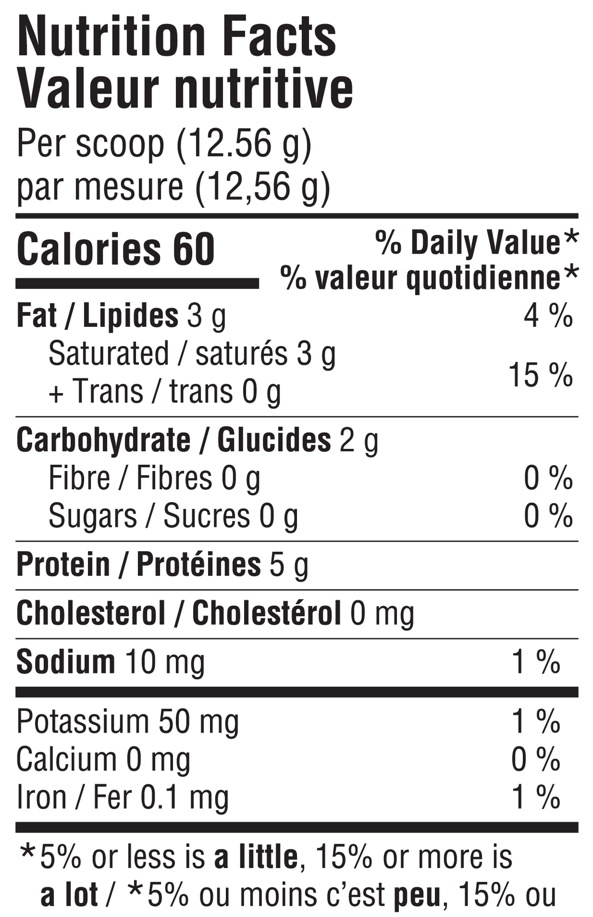 Nutritional Facts