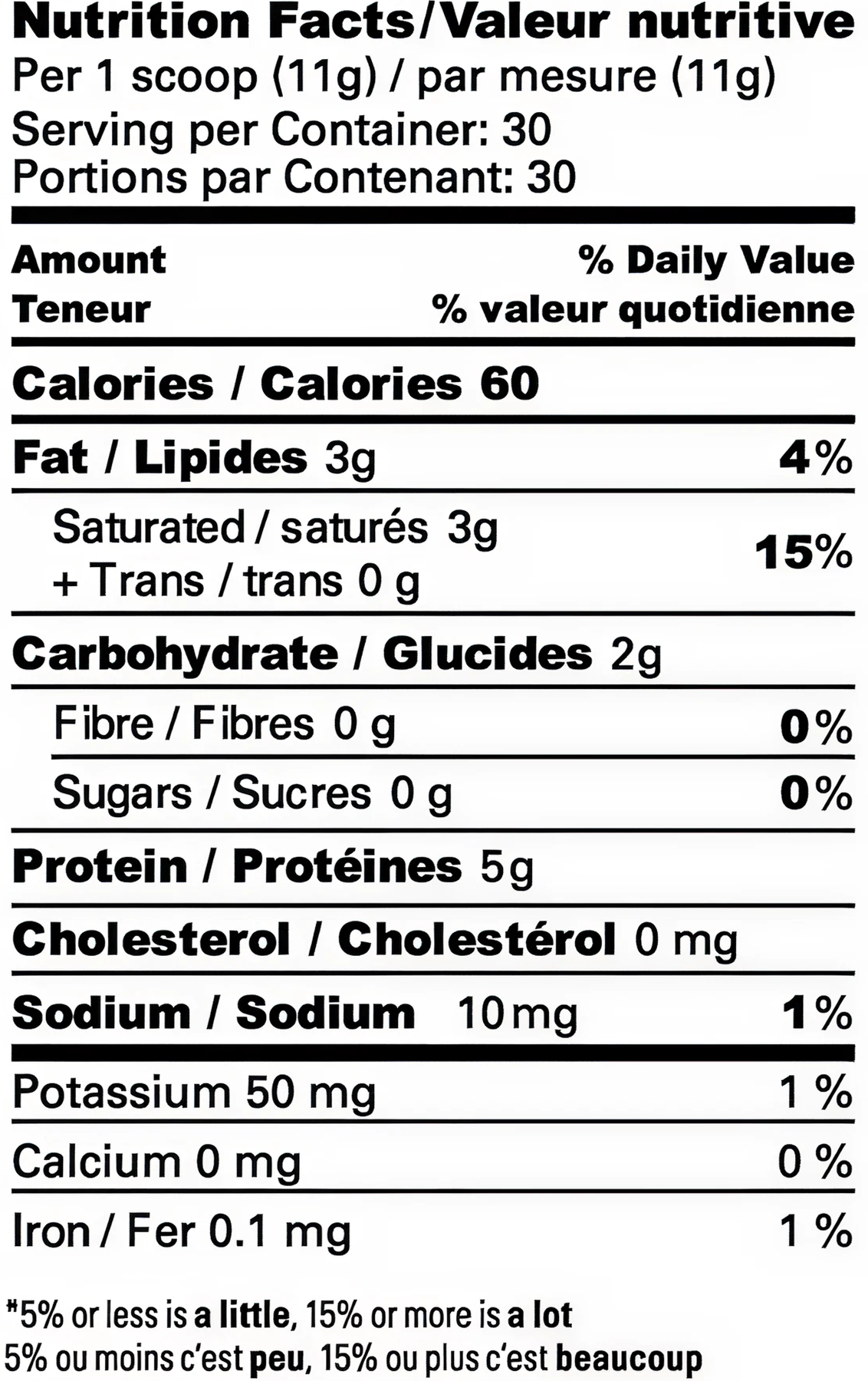 Nutritional Facts